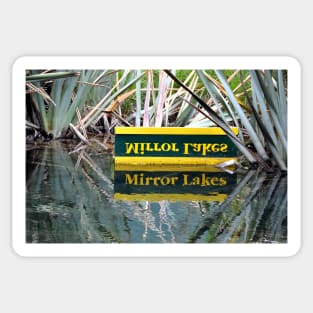 Nouvelle Zélande -  Milford Sound, Lac Miroir Sticker